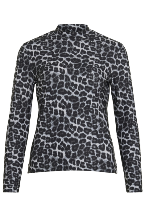 Vila vileoa l/s high neck top - noos